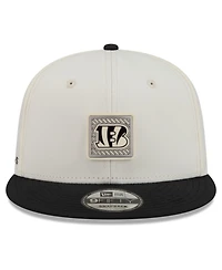 New Era Men's Cream/Black Cincinnati Bengals 2026 Nfl Training Camp 9FIFTY Snapback Hat