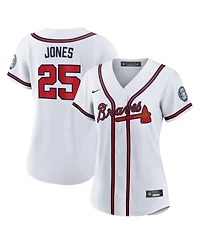 Nike Women's Andruw Jones White Atlanta Braves 2026 Baseball Hall of Fame Retired Player Replica Jersey
