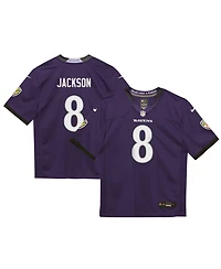 Nike Preschool Lamar Jackson Purple Baltimore Ravens Team Game Jersey