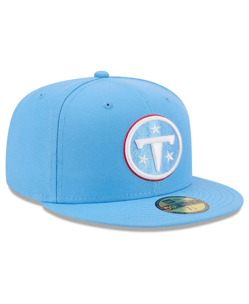 New Era Men's Light Blue Tennessee Titans 59FIFTY Fitted Hat