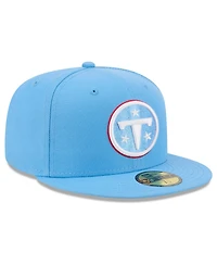 New Era Men's Light Blue Tennessee Titans 59FIFTY Fitted Hat