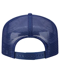 New Era Men's White/Royal Texas Rangers Retro Cut 19TWENTY Adjustable Trucker Hat