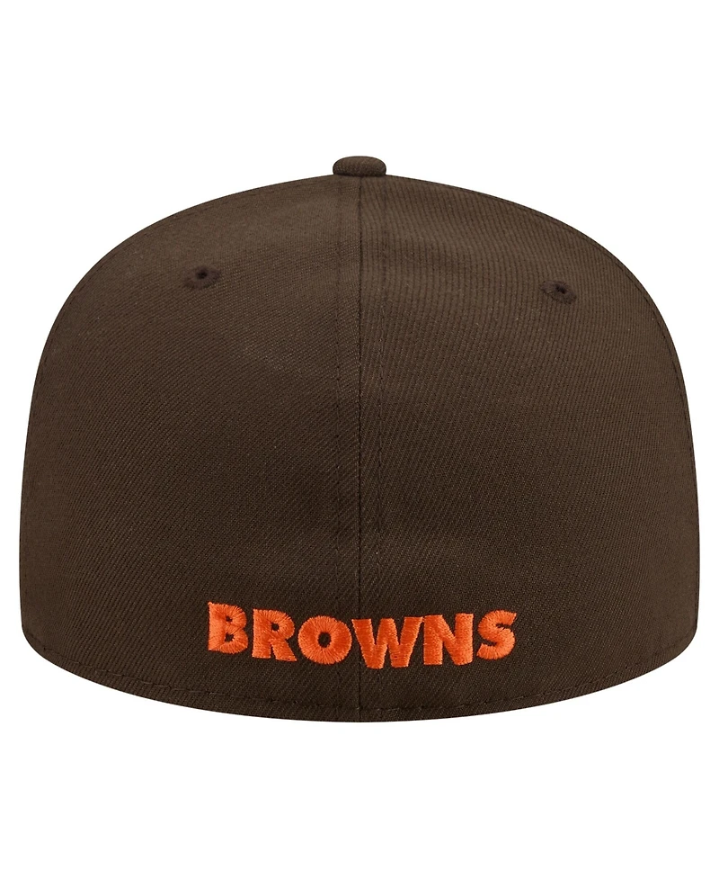 New Era Men's Brown Cleveland Browns 59FIFTY Fitted Hat