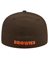 New Era Men's Brown Cleveland Browns 59FIFTY Fitted Hat
