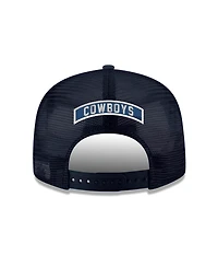 New Era Men's Navy Dallas Cowboys Core Team 9FIFTY Trucker Snapback Hat