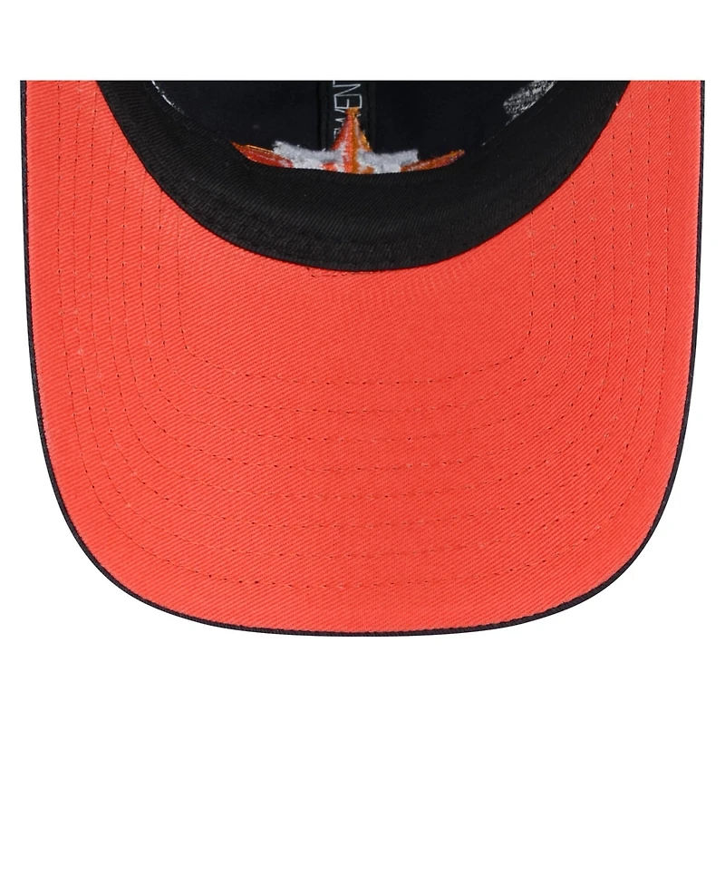 New Era Women's Navy Houston Astros Roses 9TWENTY Adjustable Hat