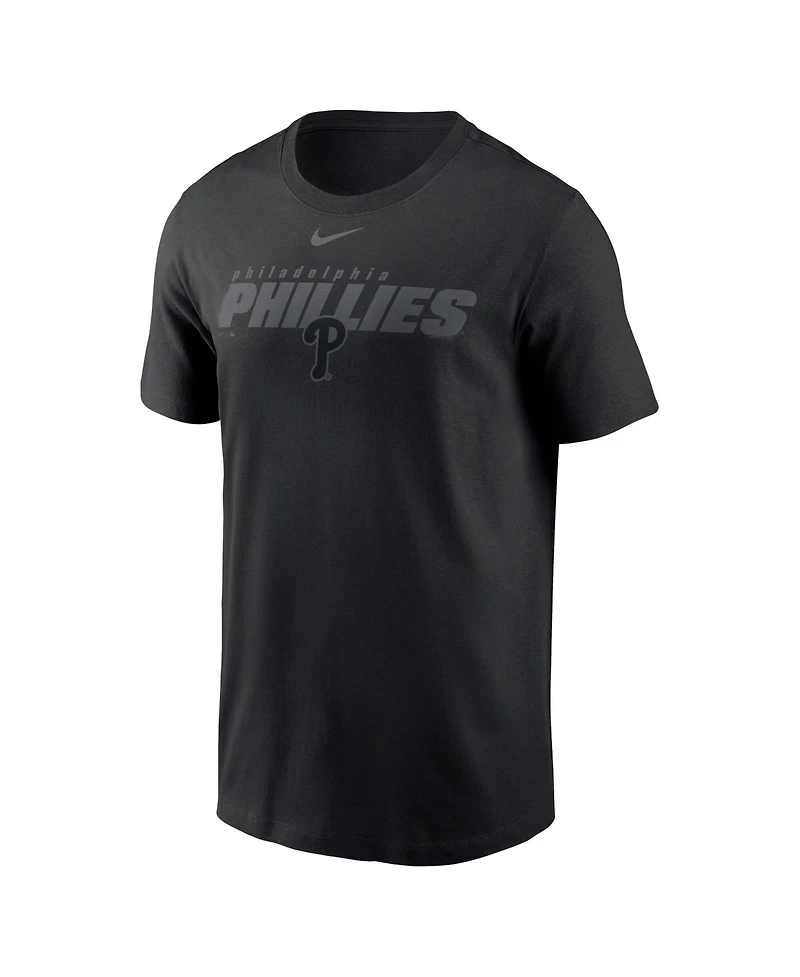 Nike Men's Black Philadelphia Phillies Tonal Club T-Shirt