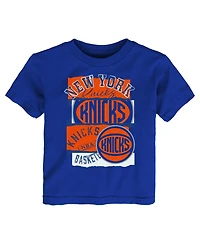 Outerstuff Toddler Blue New York Knicks The Paint T-Shirt