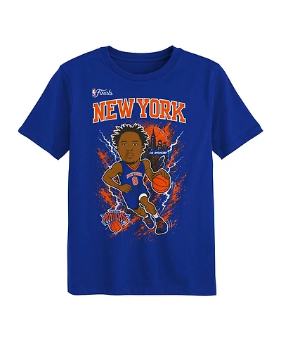 Outerstuff Preschool Og Anunoby Blue New York Knicks 2026 Nba Finals Player T-Shirt