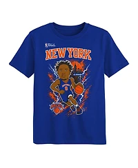 Outerstuff Preschool Og Anunoby Blue New York Knicks 2026 Nba Finals Player T-Shirt