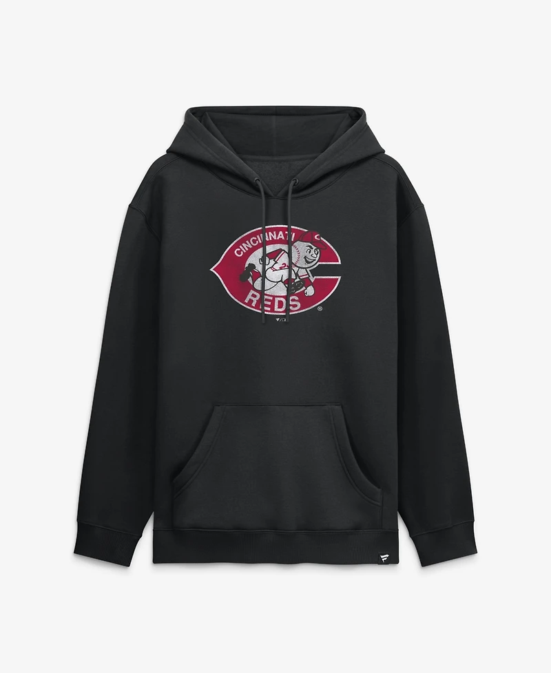 Fanatics Men's Black Cincinnati Reds Heritage Hoodie