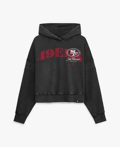 Fanatics Women's Black San Francisco 49ers Counter Run Pullover Hoodie