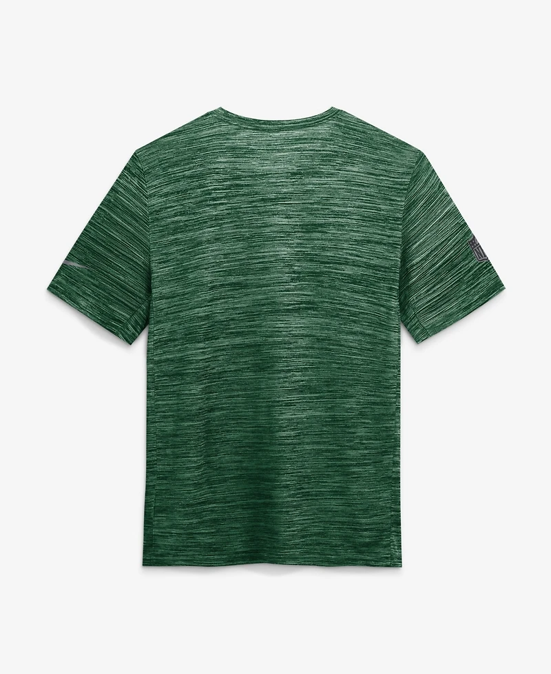 Nike Men's Green New York Jets Sideline Double Covered Dri-fit Velocity T-Shirt