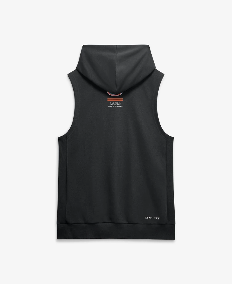 Jordan Men's Black Florida Gators 2026 Sideline Sleeveless Dri-fit Hoodie