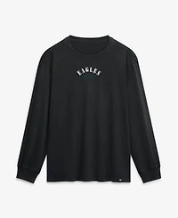 Fanatics Men's Black Philadelphia Eagles Relaxed Fullback Drive Long Sleeve Fashion T-Shirt