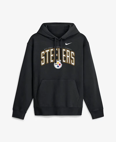 Nike Men's Black Pittsburgh Steelers Expect Victory Club Fleece Pullover Hoodie