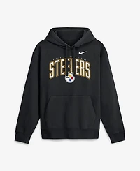 Nike Men's Black Pittsburgh Steelers Expect Victory Club Fleece Pullover Hoodie