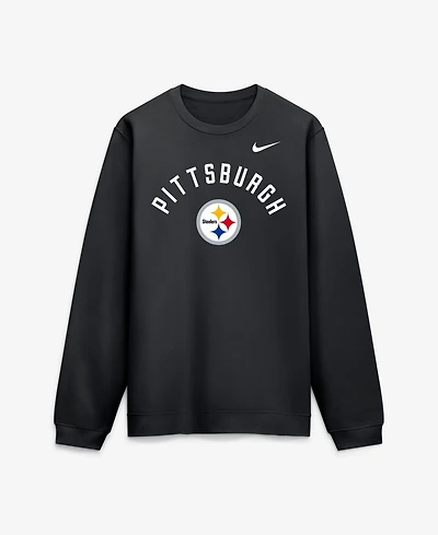 Nike Men's Black Pittsburgh Steelers Defensive Leader Club Fleece Pullover Sweatshirt