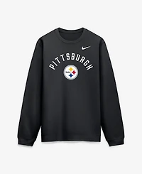 Nike Men's Black Pittsburgh Steelers Defensive Leader Club Fleece Pullover Sweatshirt