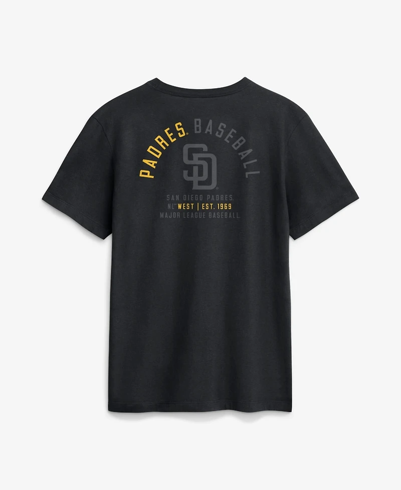 Nike Men's Black San Diego Padres Split Logo T-Shirt
