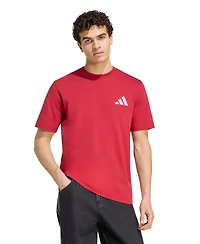 Adidas Men's Red Liverpool Graphic T-Shirt