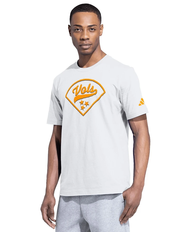 Adidas Men's White Tennessee Volunteers Baseball Fresh T-Shirt