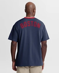 Nike Men's Navy Boston Red Sox Cooperstown Collection Ringer T-Shirt