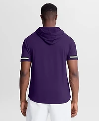Fanatics Men's Purple Baltimore Ravens Optimal Play Short Sleeve Hooded T-Shirt