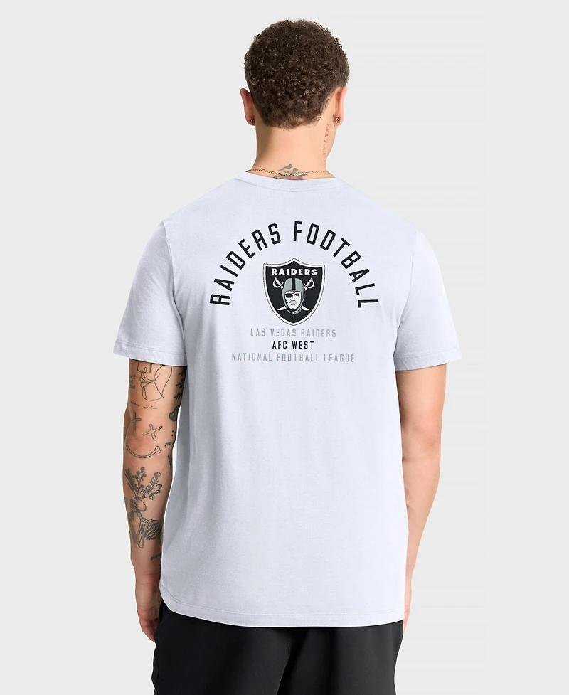 Nike Men's White Las Vegas Raiders Split Logo T-Shirt