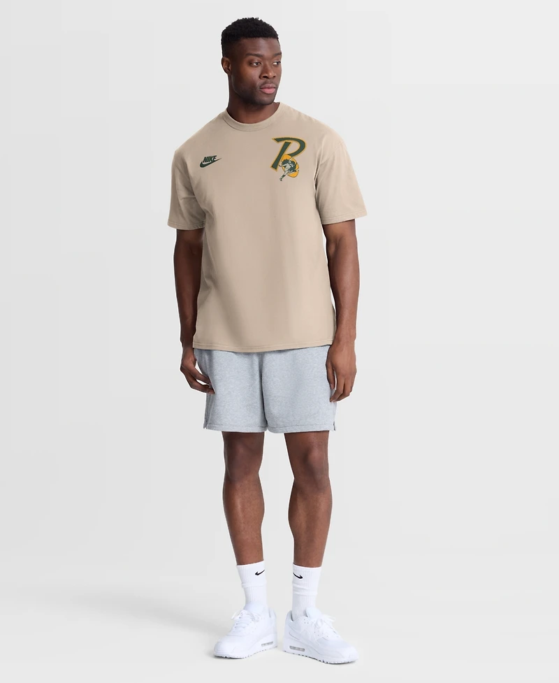 Nike Men's Sand Green Bay Packers Night Primary Max90 T-Shirt