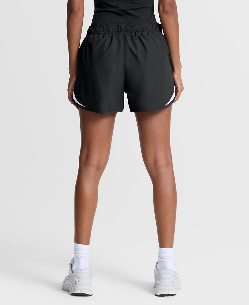 Nike Women's Black Miami Dolphins Tempo Mid-Rise Dri-fit Shorts