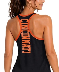 G-iii 4Her by Carl Banks Women's Black Cincinnati Bengals Tater Ii Racerback Tank Top