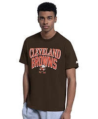 Starter Men's 2-Pack Brown/Gray Cleveland Browns Throwback Logo T-Shirt Set