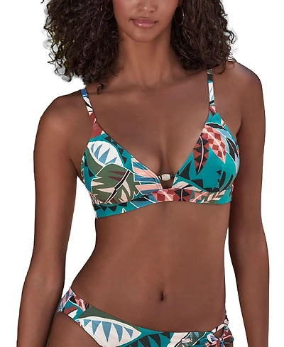 Lascana Women's Bead Detail Triangle Bikini Swimsuit Top Bra Sizing