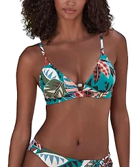Lascana Women's Bead Detail Triangle Bikini Swimsuit Top Bra Sizing