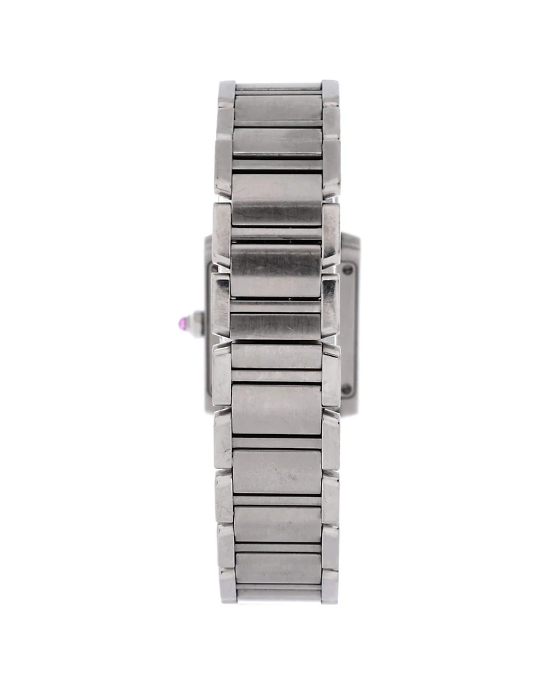 Pre-Owned Cartier Limited Edition Tank Francaise Quartz Watch in Stainless Steel 20mm