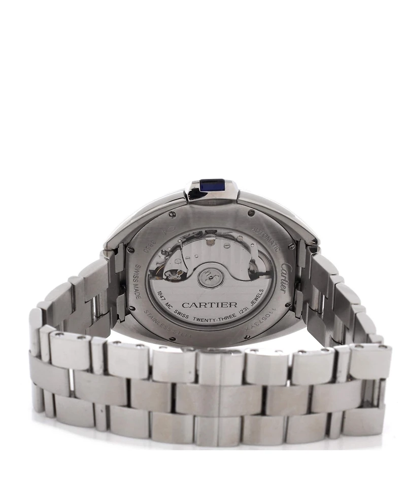Pre-Owned Cartier Cle de Cartier Automatic Watch in Stainless Steel 40mm