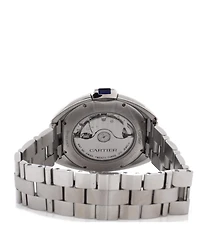 Pre-Owned Cartier Cle de Cartier Automatic Watch in Stainless Steel 40mm