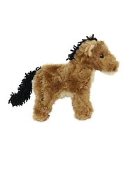 Mighty Jr Farm Horse, Durable Plush Squeaky Dog Toy