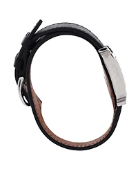 Pre-Owned Hermes Heure H Double Tour Quartz Watch in Stainless Steel and Leather 21mm