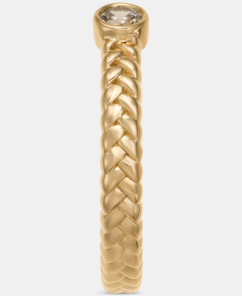 Lauren Ralph Lauren Cubic Zirconia Herringbone Ring