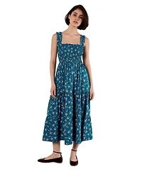 Apricot Women's Orchid Smock Tiered Midi Dress