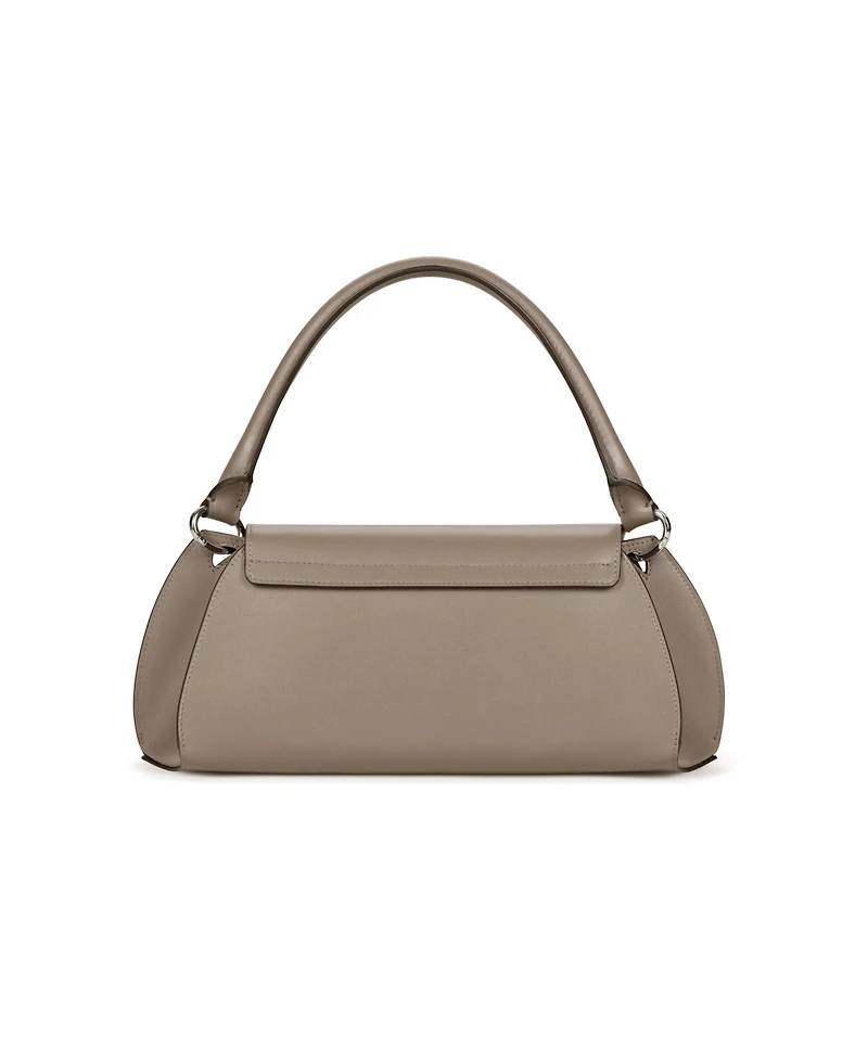 Noirgaze Scallop Calf Leather Bag