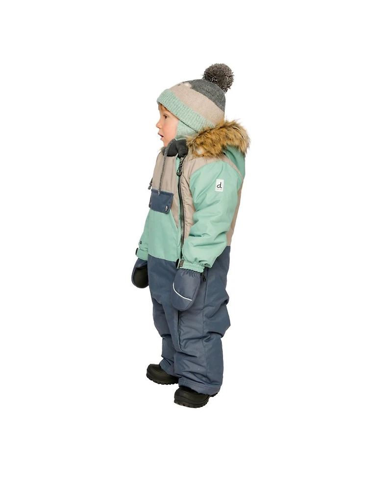 Deux par Deux Baby Boy (6M - 24M) One Piece Snowsuit Adapted for Car Seats Cool