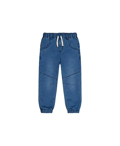 Deux par Toddler Boys (2T-5T) French Terry Denim Jogger Pants