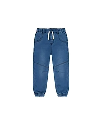 Deux par Toddler Boys (2T-5T) French Terry Denim Jogger Pants