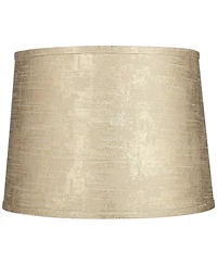 Springcrest 13" Top x 15" Bottom x 11" High x 11" Slant Print Lamp Shade Replacement Tapered Spider Harp Finial