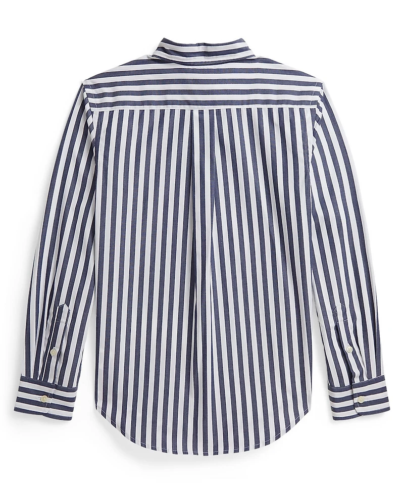 Polo Ralph Lauren Boys' 8-20 Striped Cotton Poplin Shirt
