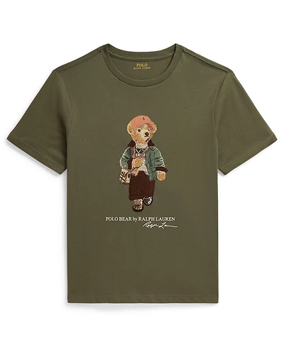 Polo Ralph Lauren Boys' 8-20 Bear Cotton Jersey T-Shirt