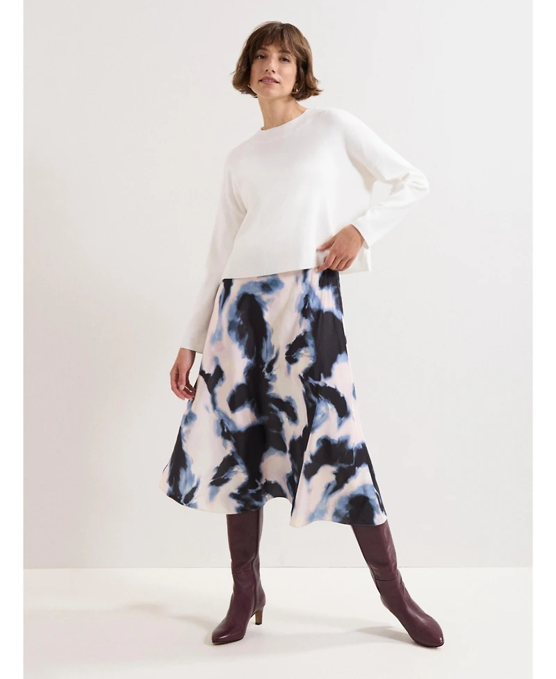 Phase Eight Women's Issy Tye Dye 2-in-1 Midi Dress